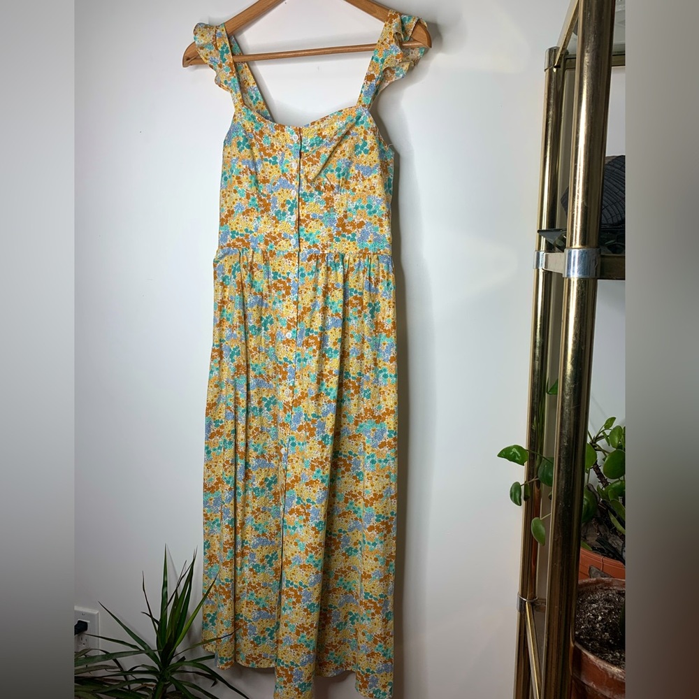 Molly Bracken Floral Print Midi Dress